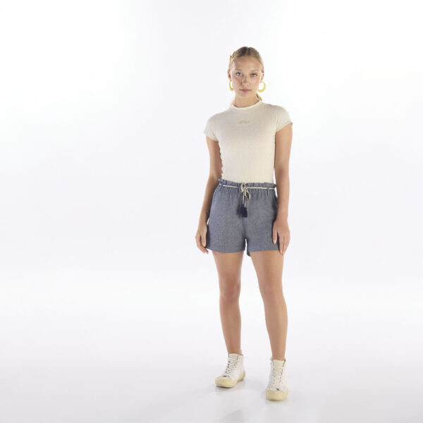 Short Marinho Juvenil Pulla Bulla Menina - 53516-58