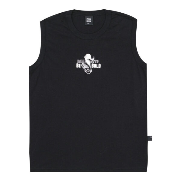 Regata Preto Juvenil Pulla Bulla Menino - 53552-51