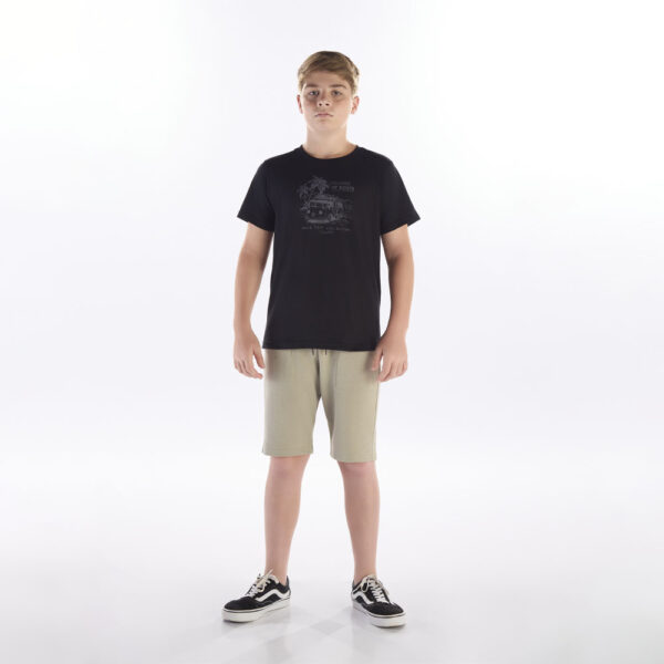 Camiseta Preto Juvenil Pulla Bulla Menino - 53560-51