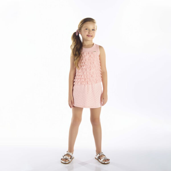 Short Saia Infantil Menina - Rosa - 52311-11