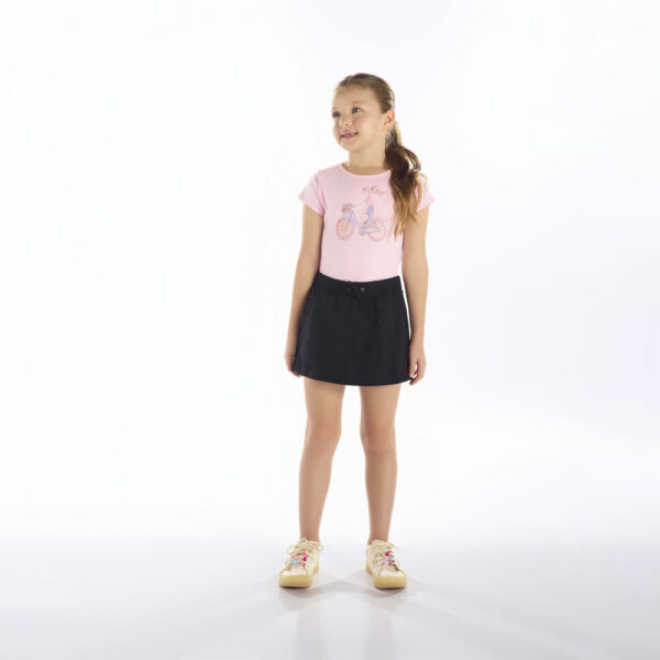 Short Saia Infantil Menina - Preto - 52311-51