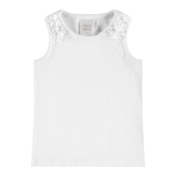 Blusa Branco Primeiros Passos Pulla Bulla Menina - 53701-3