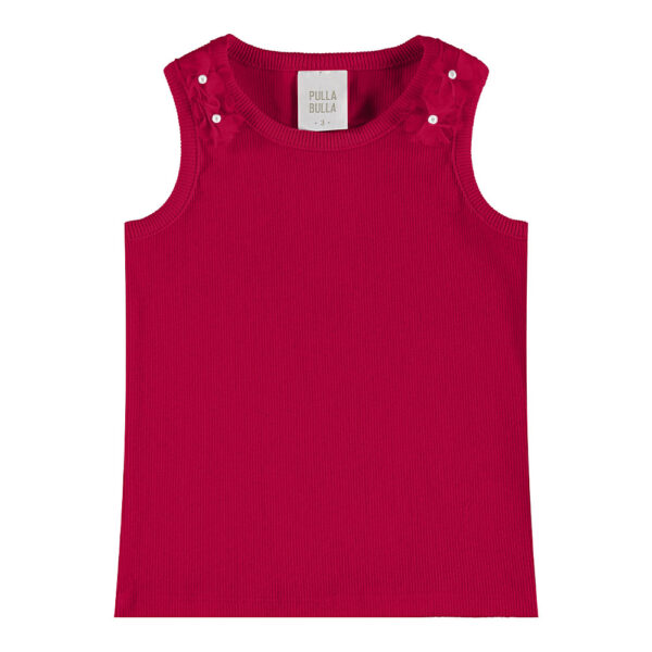 Blusa Vermelho Primeiros Passos Pulla Bulla Menina - 53701-65