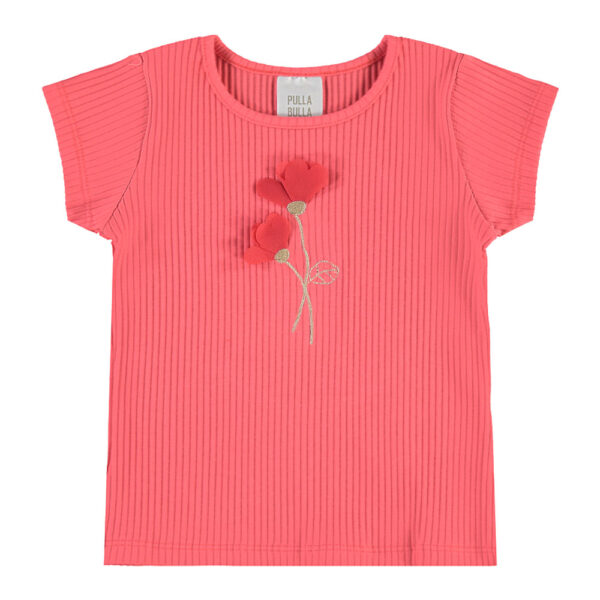 Blusa Vermelho Primeiros Passos Pulla Bulla Menina - 53703-1342