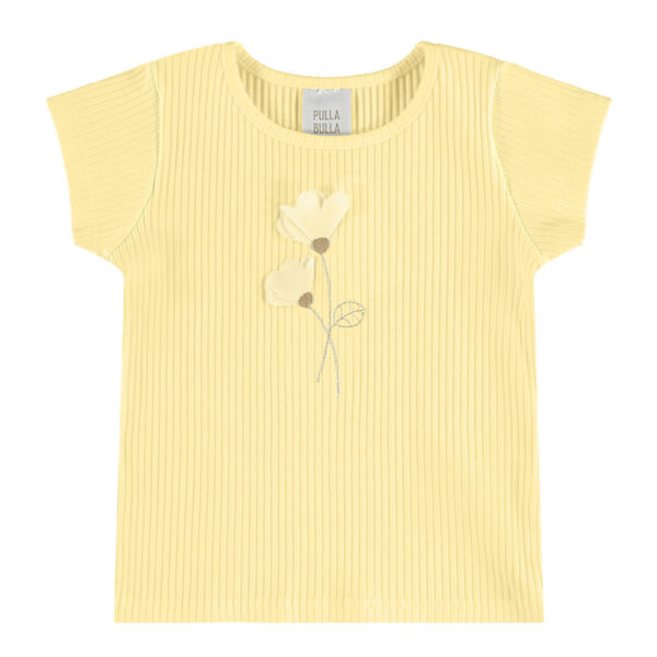 Blusa Amarelo Primeiros Passos Pulla Bulla Menina - 53703-4
